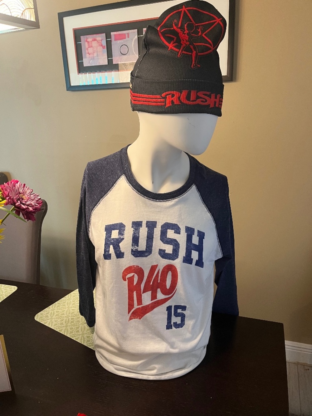 Rush R40 tour shirt 3/4